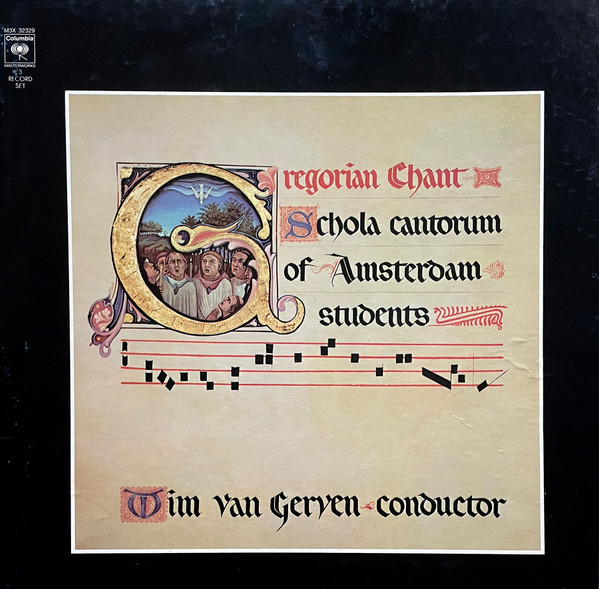 Schola Cantorum Of Amsterdam Students - Gregorian Chant | Columbia Masterworks (M3X 32329)
