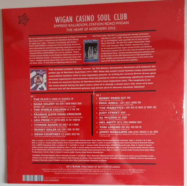 Various - The Heart Of Northern Soul - Wigan Casino Soul Club | Outta Sight (OSVLP006) - 2 Various - The Heart Of Northern Soul - Wigan Casino Soul Club | Outta Sight (OSVLP006) - 2