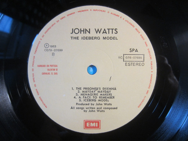 John Watts - The Iceberg Model | EMI (11C 078-07699) - 3