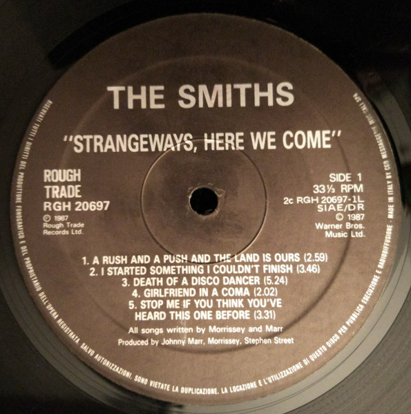 The Smiths - Strangeways, Here We Come | Rough Trade (RGH 20697) - 2 The Smiths - Strangeways, Here We Come | Rough Trade (RGH 20697) - 2
