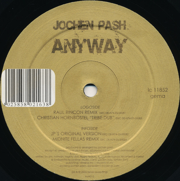 Jochen Pash - Anyway | Tenor Recordings (tnr#015) - 2