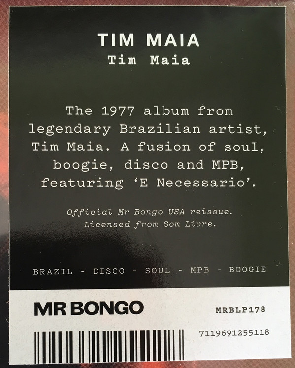 Tim Maia - Tim Maia | Mr Bongo (MRBLP178) - 2