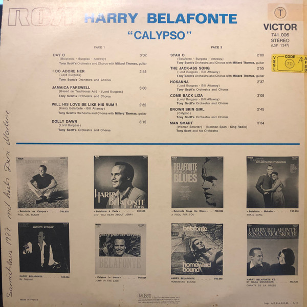 Harry Belafonte - Calypso | RCA Victor (741.006) - 2 Harry Belafonte - Calypso | RCA Victor (741.006) - 2