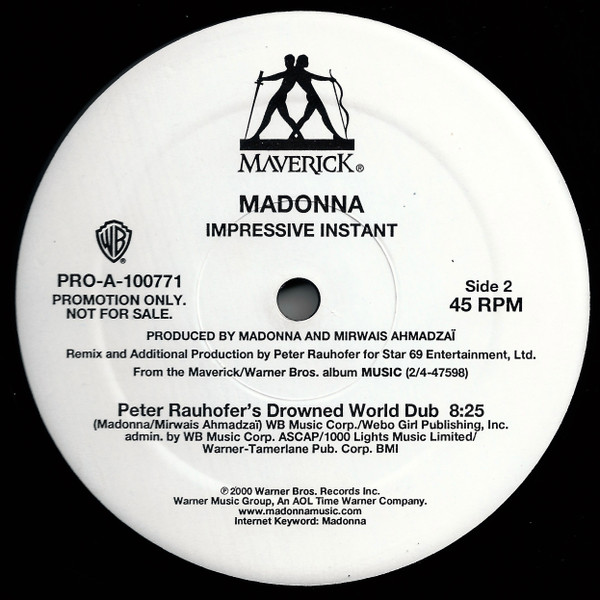Madonna - Impressive Instant | Maverick (PRO-A-100771) - 2