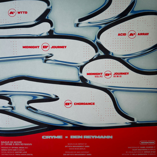 CRYME X Ben Reymann - Saveur De Monbi | Seven (SEVEN7005LTD) - main
