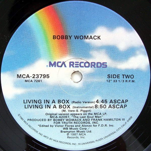 Bobby Womack - Living In A Box | MCA Records (MCA-23795) - 3 Bobby Womack - Living In A Box | MCA Records (MCA-23795) - 3