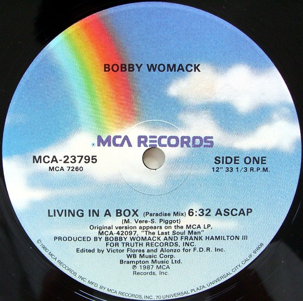Bobby Womack - Living In A Box | MCA Records (MCA-23795) - 2 Bobby Womack - Living In A Box | MCA Records (MCA-23795) - 2