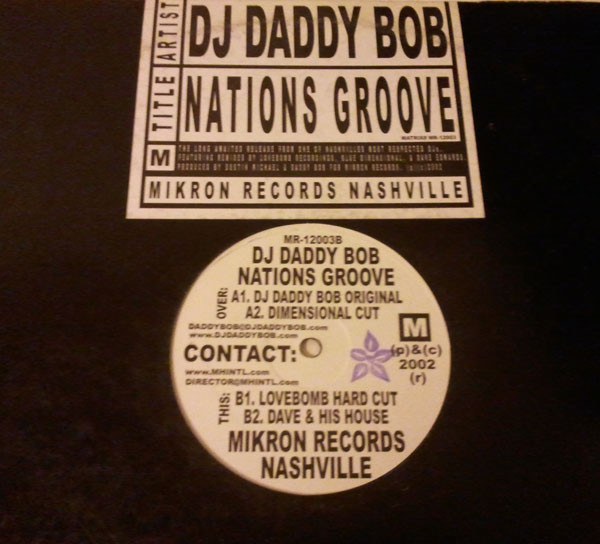 DJ Daddy Bob - Nations Groove | Mikron Records (MR-12003) - main DJ Daddy Bob - Nations Groove | Mikron Records (MR-12003) - main