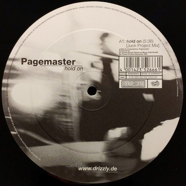 The Pagemaster - Hold On | Drizzly (DRIZ2009/61) - 3