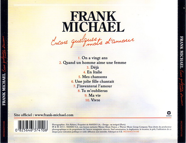 Frank Michael - Encore Quelques Mots D'Amour | Warner (0825646374106) - 2