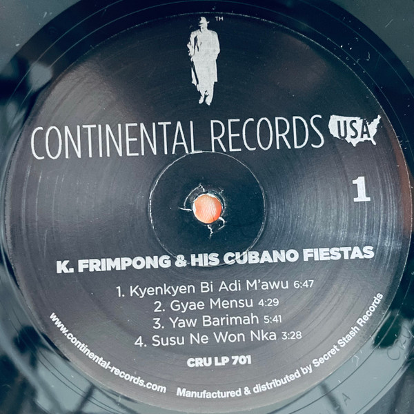 K. Frimpong & His Cubano Fiestas - K. Frimpong And His Cubano Fiestas | Continental Records USA (LP 701) - 3 K. Frimpong & His Cubano Fiestas - K. Frimpong And His Cubano Fiestas | Continental Records USA (LP 701) - 3