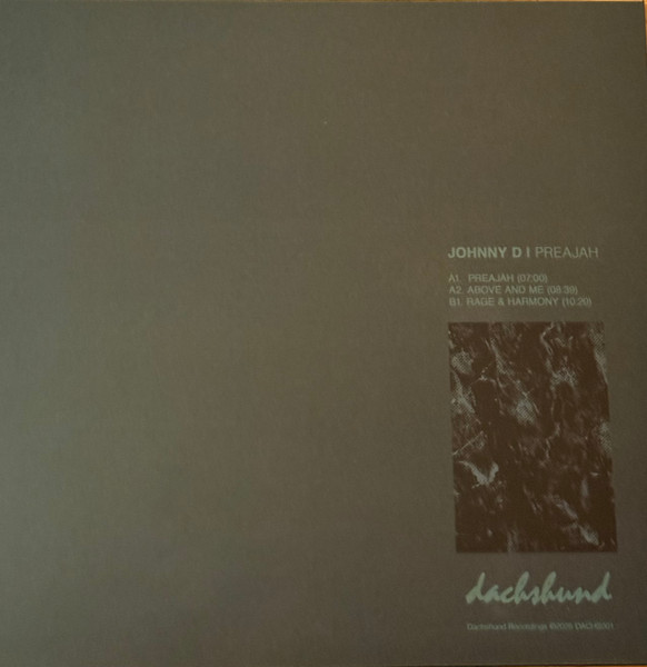 Johnny D - PREAJAH | Dachshund Recordings (DACHS001) - 2