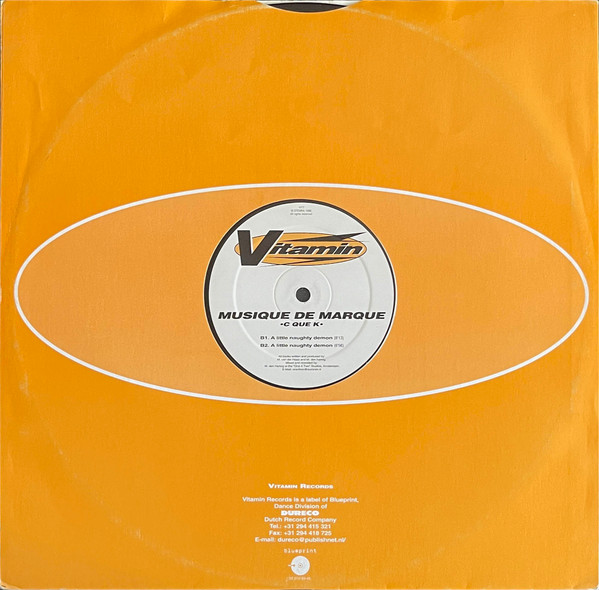 Musique De Marque - C Que K | Vitamin Records (VIT7) - 2