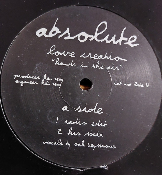 Love Creation - Hands In The Air | Absolute Records (Lute1t) - main