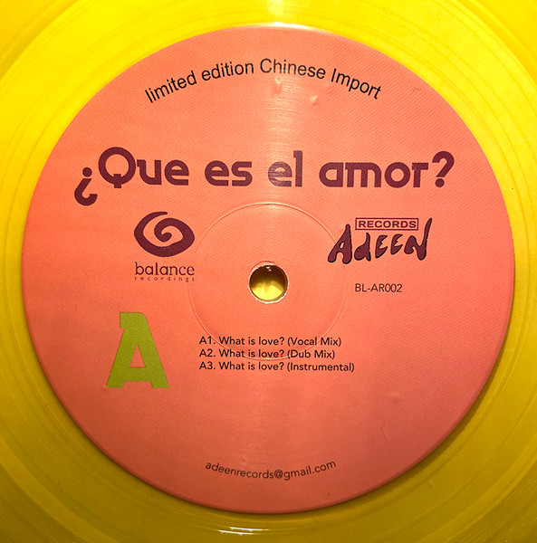 Chez Damier , Surco's Groove - ¿Que Es El Amor? (What Is Love) | Adeen (BL-AR 002) - 3