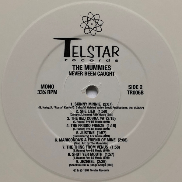 The Mummies - Never Been Caught | Telstar Records (TR005) - 4