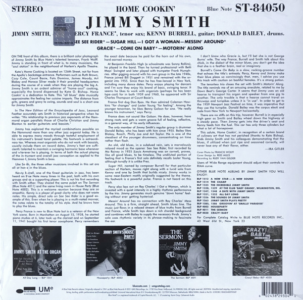 Jimmy Smith - Home Cookin' | Blue Note (3829304) - main