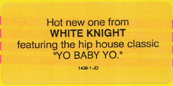 White Knight - Shake Your Butt / Yo Baby Yo | Jive (1439-1-JDAB) - 2 White Knight - Shake Your Butt / Yo Baby Yo | Jive (1439-1-JDAB) - 2