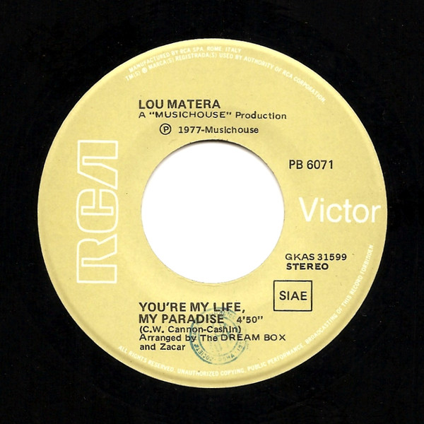 Lou Matera - Disco Yodel | RCA (PB 6071) - 3 Lou Matera - Disco Yodel | RCA (PB 6071) - 3