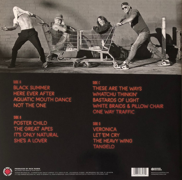 Red Hot Chili Peppers - Unlimited Love | Warner Records (093624874720) - 2