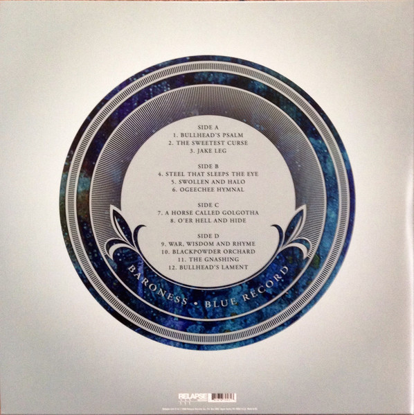Baroness - Blue Record (2LP - Blue [Cyan] And Black Ripple Effect Vinyl) [Vinyl] | Relapse Records (RR7053) - 2