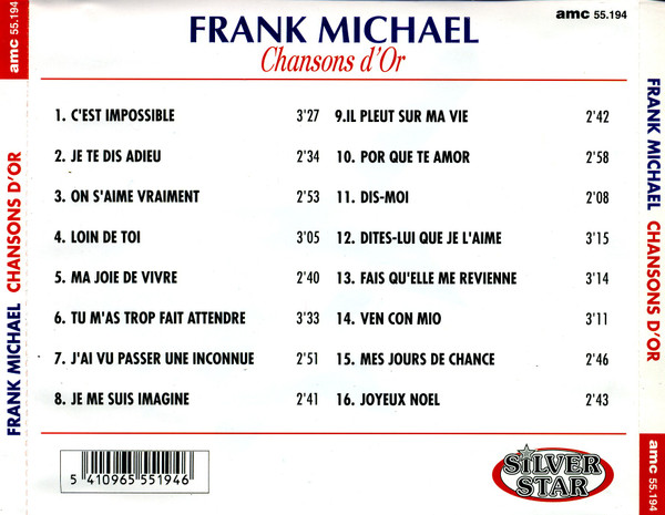 Frank Michael - Chanson D'Or | Silver Star (55.194) - 2