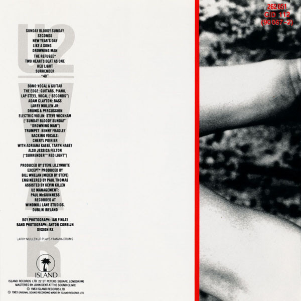 U2 - War | Island Records (262 051) - 2 U2 - War | Island Records (262 051) - 2