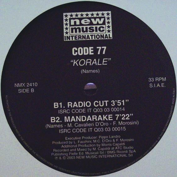 Code 77 - Korale | New Music International (NMX 2410) - 3 Code 77 - Korale | New Music International (NMX 2410) - 3