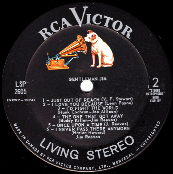 Jim Reeves - Gentleman Jim | RCA Victor (LSP-2605) - 4 Jim Reeves - Gentleman Jim | RCA Victor (LSP-2605) - 4