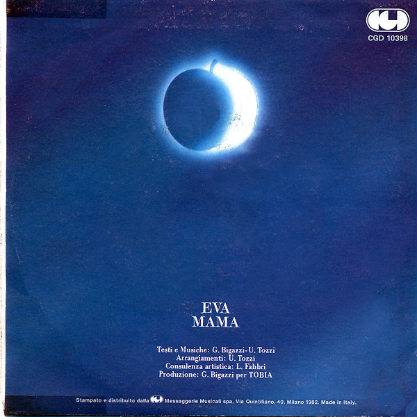 Umberto Tozzi - Eva | CGD (CGD 10398) - 2