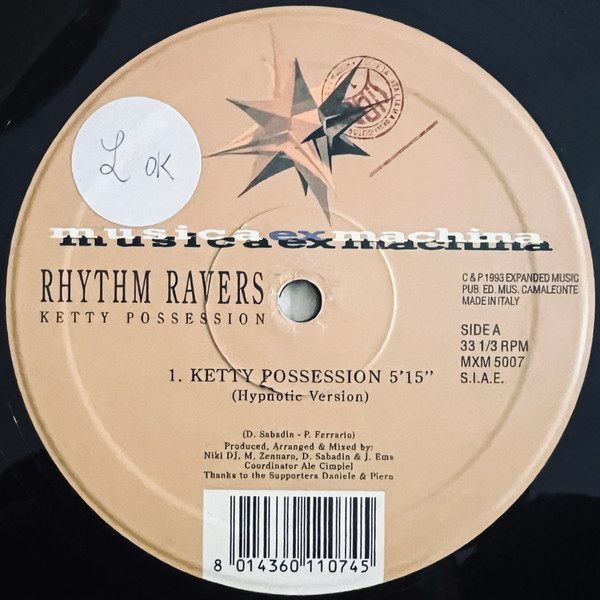Rhythm Ravers - Ketty Possession | Musica Ex Machina (MXM 5007) - main