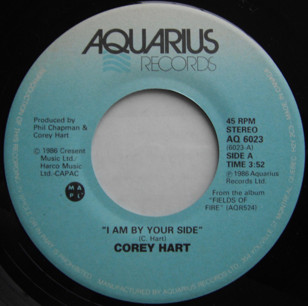 Corey Hart - I Am By Your Side (7") [Vinyl] | Aquarius Records (AQ 6023) - 3