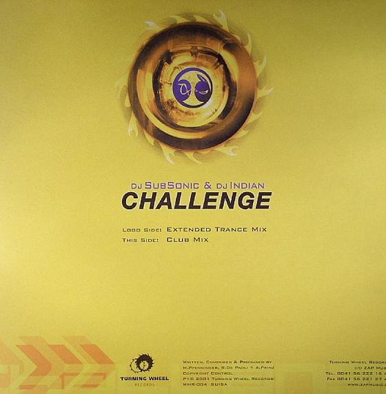 DJ SubSonic & DJ Indian - Challenge | Turning Wheel Records (WHR-004) - 2
