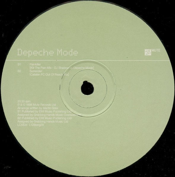 Depeche Mode - Only When I Lose Myself | Mute (L12Bong29) - 4
