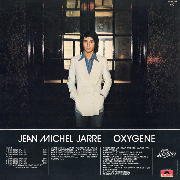 Jean-Michel Jarre - Oxygène | Les Disques Motors (2933 207) - 2