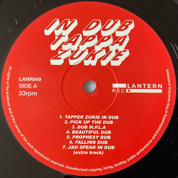 Tapper Zukie - In Dub | Lantern Rec. (LANR049) - 3
