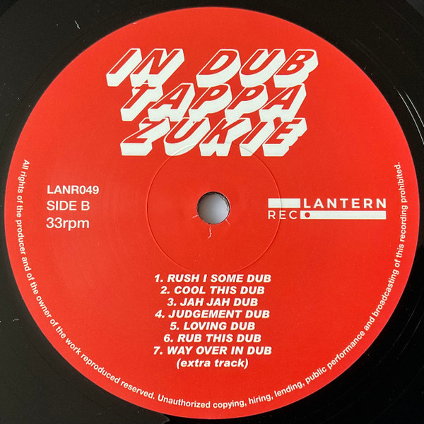 Tapper Zukie - In Dub | Lantern Rec. (LANR049) - 4