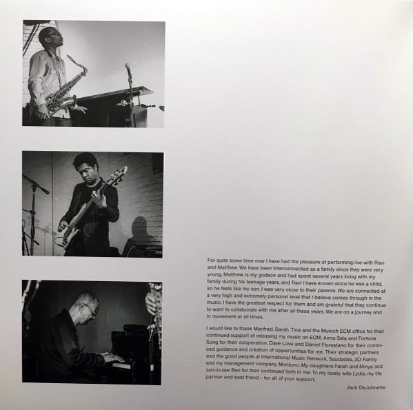 Jack DeJohnette , Ravi Coltrane , Matthew Garrison - In Movement | ECM Records (ECM 2488) - 3