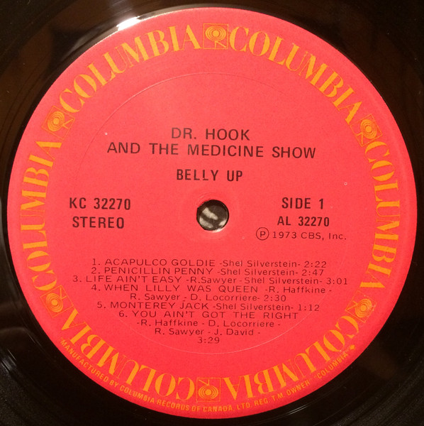 Dr. Hook & The Medicine Show - Belly Up | Columbia (KC 32270) - 4 Dr. Hook & The Medicine Show - Belly Up | Columbia (KC 32270) - 4