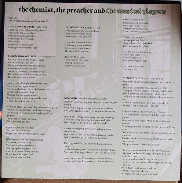 The Musical Players - The Chemist, The Preacher And The Musical Players | Bright Carvings (BCLP015) - 3 The Musical Players - The Chemist, The Preacher And The Musical Players | Bright Carvings (BCLP015) - 3
