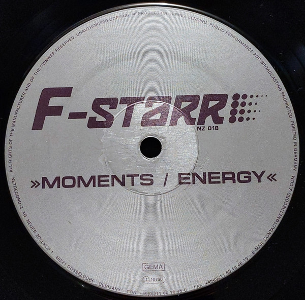 F-Starr - Moments / Energy | Netrecord-Z (NZ 018) - 3