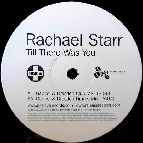 Rachael Starr - Till There Was You | Positiva (12TIVDJX225) - 3