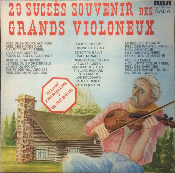 Various - 20 Succès Souvenir des Grand Violoneux | RCA Gala (KTL2-7017)
