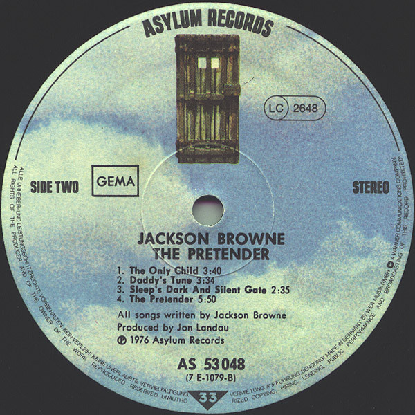 Jackson Browne - The Pretender | Asylum Records (AS 53 048) - 4