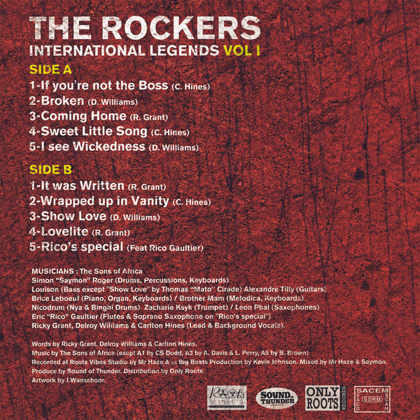 Various - The Rockers International Legends Showcase Vol. 1 | Sound Of Thunder (SOTLP002) - 2 Various - The Rockers International Legends Showcase Vol. 1 | Sound Of Thunder (SOTLP002) - 2