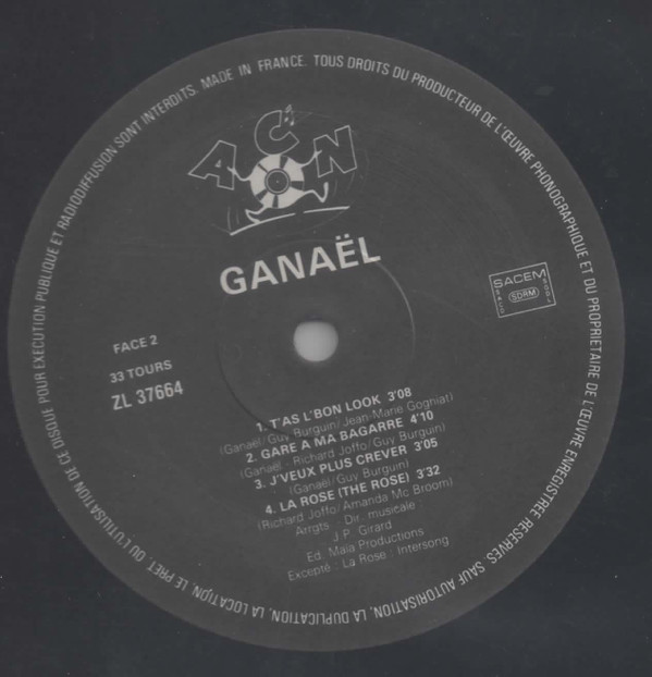 Ganaël - Gueule De Rock | ACN (ZL 37664) - 3