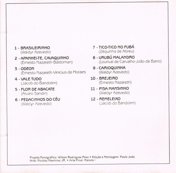 Os Coroas - Grandes Choros E Chorinhos | RGE (CD 342.6046) - 3
