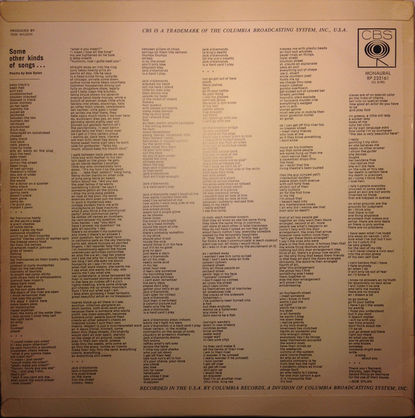 Bob Dylan - Another Side Of Bob Dylan | CBS (BP-233161) - 2 Bob Dylan - Another Side Of Bob Dylan | CBS (BP-233161) - 2