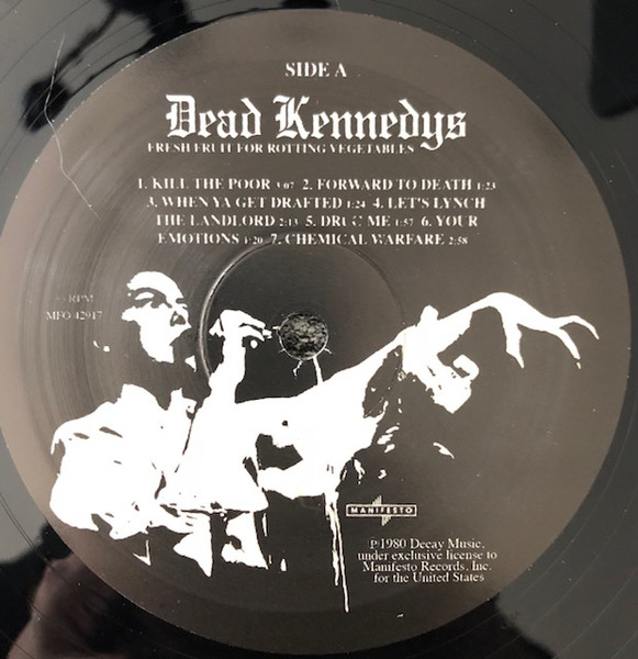 Dead Kennedys - Fresh Fruit For Rotting Vegetables | Manifesto (MFO 42917) - 4