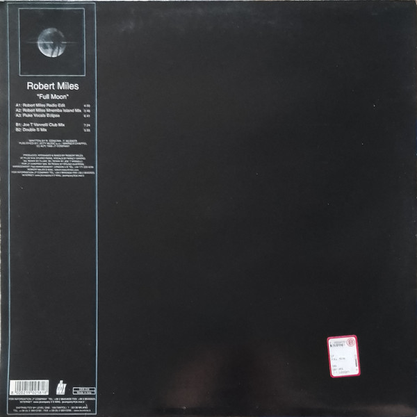 Robert Miles - Full Moon | DBX Records (DBX 058) - 2